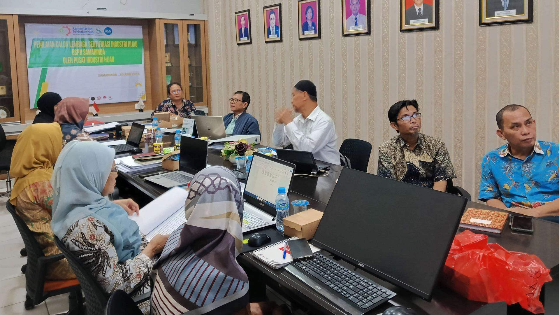 Penilaian Calon Lembaga Sertifikasi Industri Hijau - BSPJI Samarinda